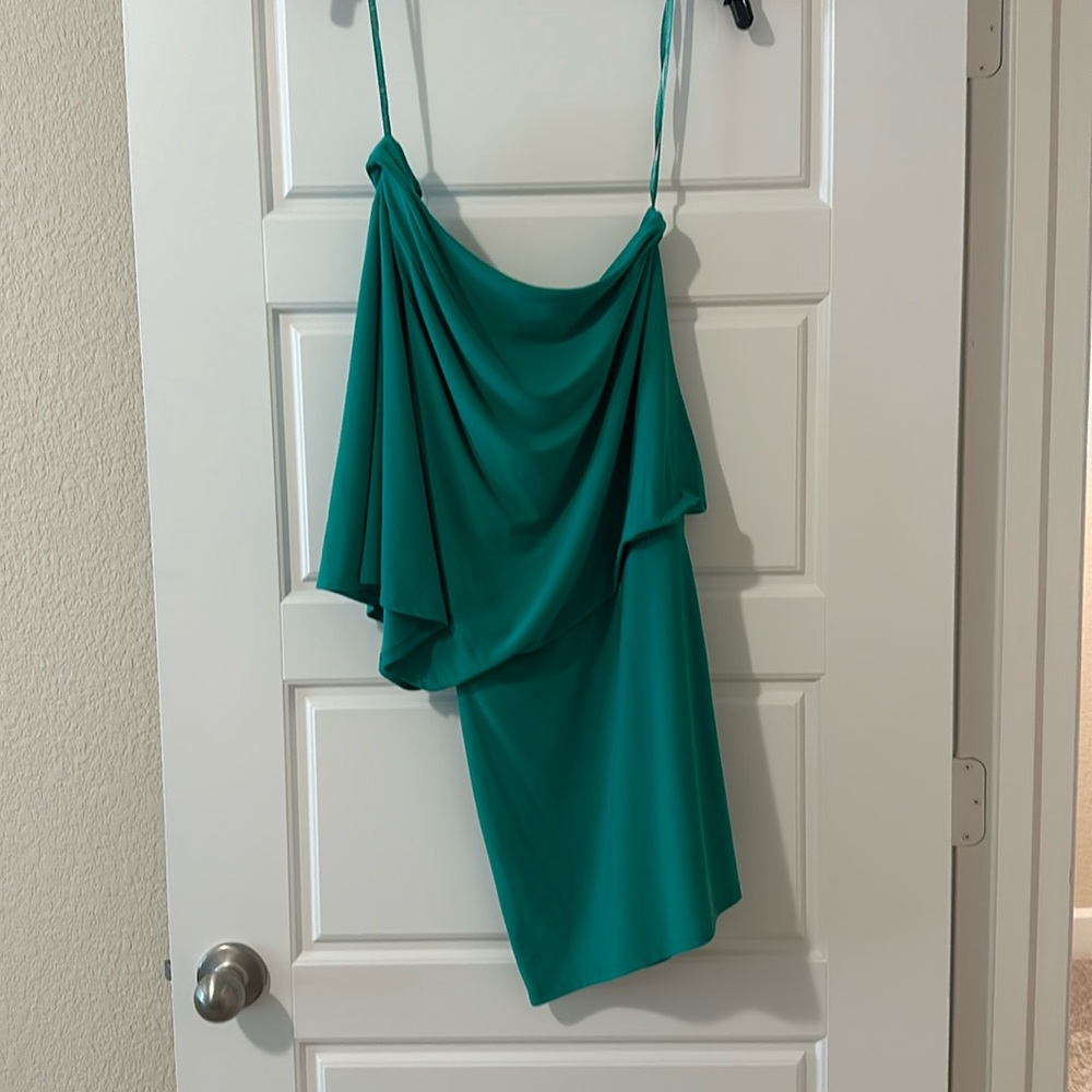 Jessica Simpson size S Matte Jersey one shoulder dress.